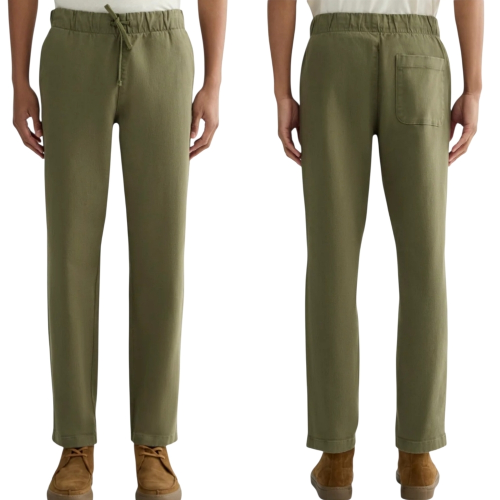 Everlane The Easy Pant Organic Cotton Men's Pants Size M Kalamata Green Color